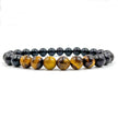 Grove - Tiger Eye & Ebony Blackwood Mala Beaded Bracelet