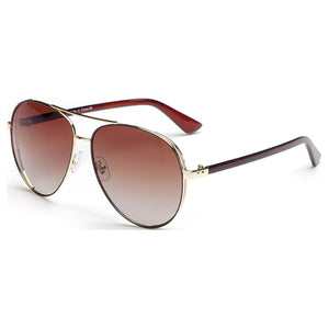 Kearny - Classic Flat Top Brow Bar Aviator Fashion Sunglasses