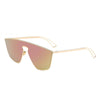 BEVERLY | Women Square Futuristic Flat Lens Sunglasses