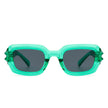 Prismite - Square Geometric Retro Irregular Thick Frame Fashion Sunglasses