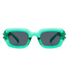 Prismite - Square Geometric Retro Irregular Thick Frame Fashion Sunglasses