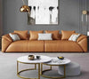 Light Leather Sofa