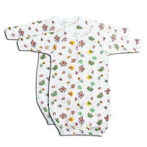 Bambini Boys Print Infant Gowns - 2 Pack