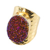 Amy Druzy Statement Ring in Gold