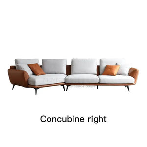 High-End Curved Italian Sofa