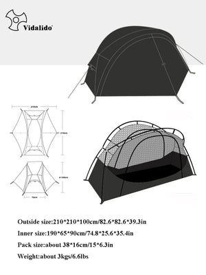 1 Person Double Layers Tent