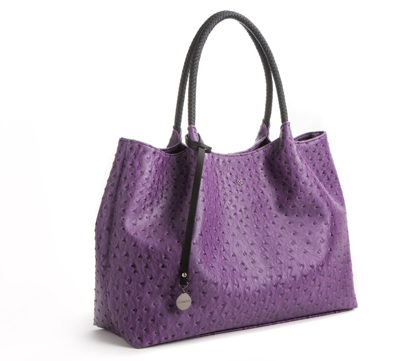 Naomi - Purple Vegan Leather Tote Bag