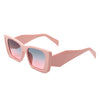 Karmelle - Square Retro Oversize Thick Frame Fashion Women Cat Eye Sunglasses