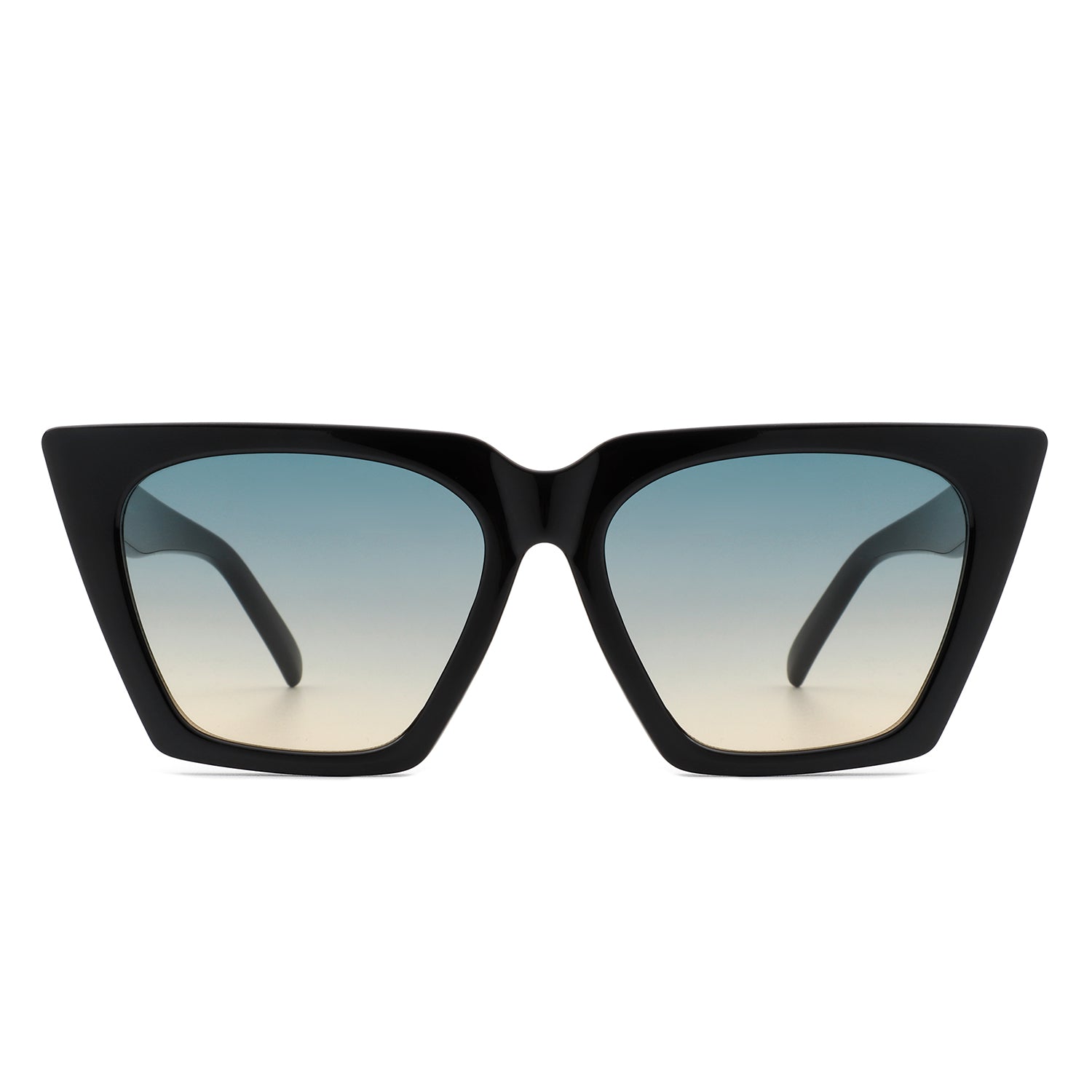 Flarebit - Women Cat Eye Retro Oversize Fashion Square Sunglasses