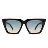 Flarebit - Women Cat Eye Retro Oversize Fashion Square Sunglasses