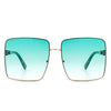 Evangely - Classic Square Tinted Fashion Oversize Women Sunglasses