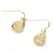 Emma Druzy Teardrop Earrings