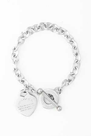 Bracelet Kanika Coeur & Croix - Argent