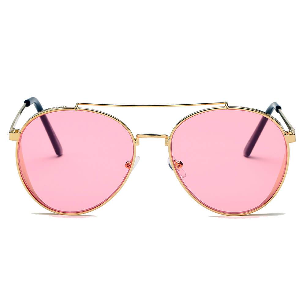 LAREDO | Modern Aviator Brow Bar Aviator Fashion Sunglasses