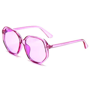 JOLIET | Women Geometric Round Oversized Fashion Sunglasses