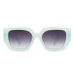 Solstice - Retro Women Geometric Tinted Cat Eye Fashion Sunglasses