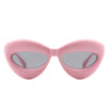 Vexa - Fashion Trendy Cat-Eye Thick Frame Lip Sunglasses