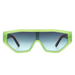 Firelily - Geometric Square Futuristic Fashion Sunglasses