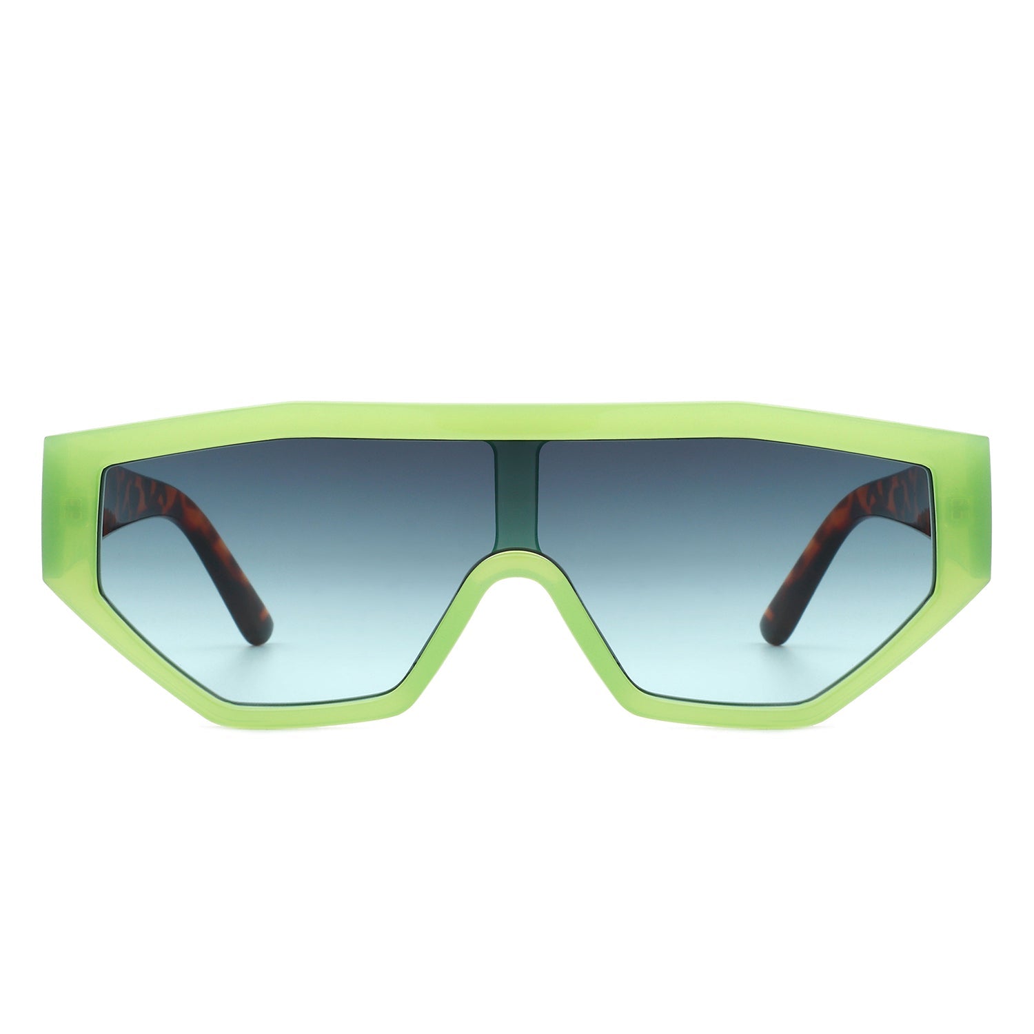 Firelily - Geometric Square Futuristic Fashion Sunglasses