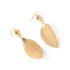 Leaf Earrings With Sterling Silver French Wires