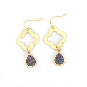 Lucky Druzy Earrings