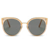 HOLMDEL | Women's Iconic Mirrored Lens Cat Eye Sunglasses