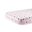 Drap de lit en mousseline de coton indigo Primrose