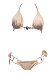 Tessa Triangle Top & Tie Side Bottom - Nude