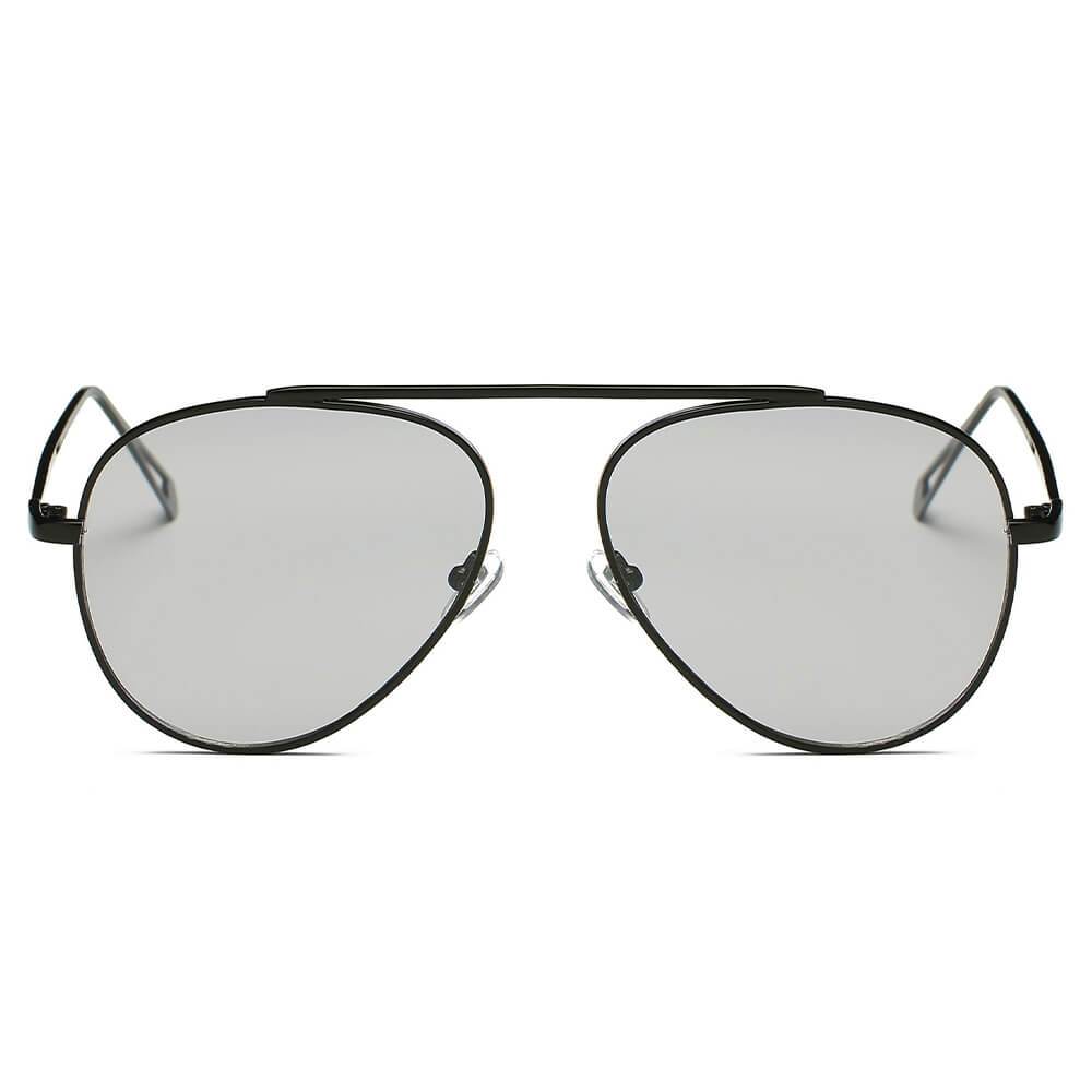 HIDALGO | Metal Oversize Tinted Lens Aviator Sunglasses