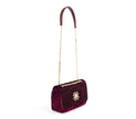 Broadway - Maroon Vegan Shoulder Bag