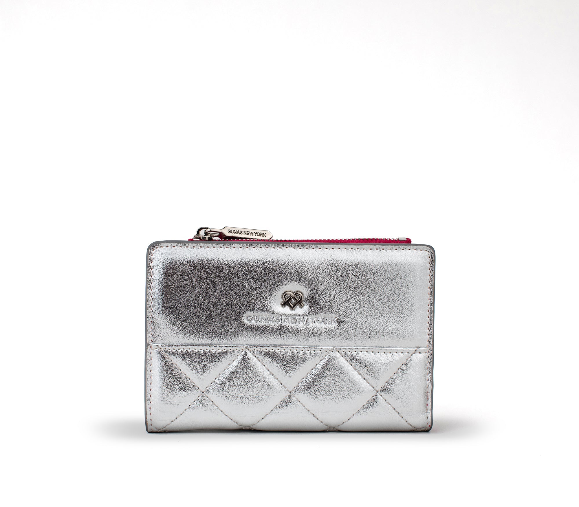 Madison - Silver Vegan Leather Wallet