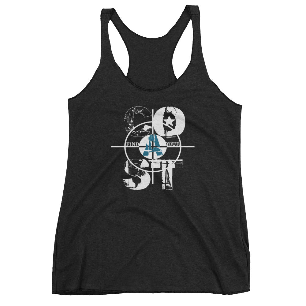 Women's COAST Racerback Triblend Tank