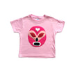 Chemise Enfant Fille- Luchador Rosa - Lutteur Mexicain Rose