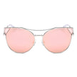 Aspen - Women Trendy Mirrored Lens Cat Eye Sunglasses