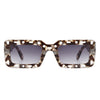 Undynite - Rectangle Irregular Frame Retro Fashion Square Sunglasses