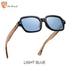 Night Vision Lens Wood Sunglasses