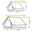 Portable Retro A-Shaped Hut Tent