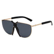 MACON | Large Oversized Unisex Single Lens Aviator Fashion Sunglasses