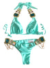 Electra Halter Top & Classic Bottom - Mint Green