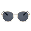 GENEVA | Retro Vintage Metal Round Oval Circle Sunglasses