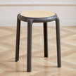 Tabouret empilable en rotin moderne