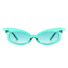 Tadiance - Women Chic Fashion Narrow Oval Butterfly Shape Cat Eye Sunglasses