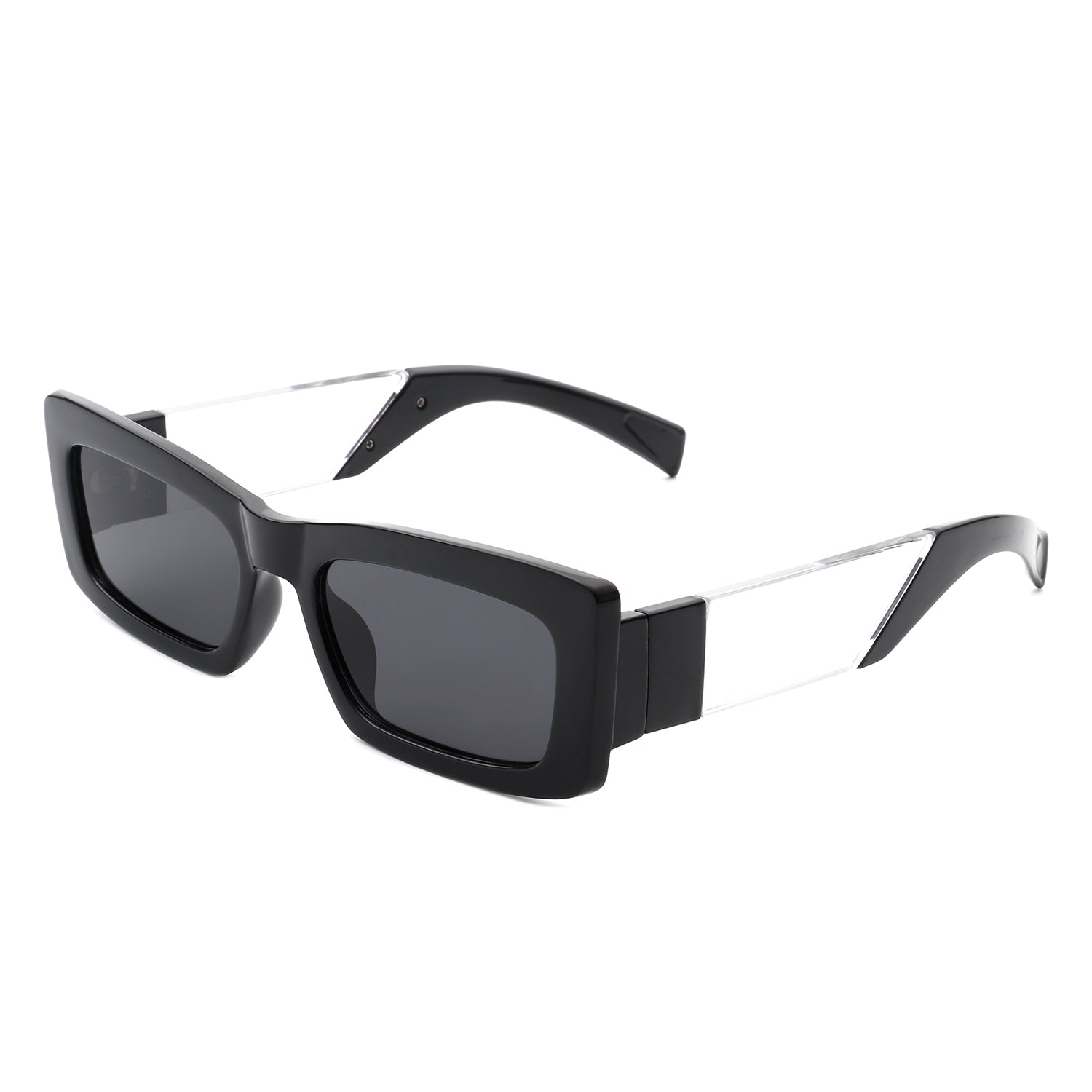 Horizonx - Retro Rectangle Narrow Fashion Slim Vintage Square Sunglasses