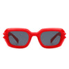 Prismite - Square Geometric Retro Irregular Thick Frame Fashion Sunglasses