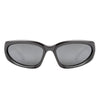 Starfall - Sporty Rectangle Oval Y2K Wrap Around Unisex Fashion Sunglasses