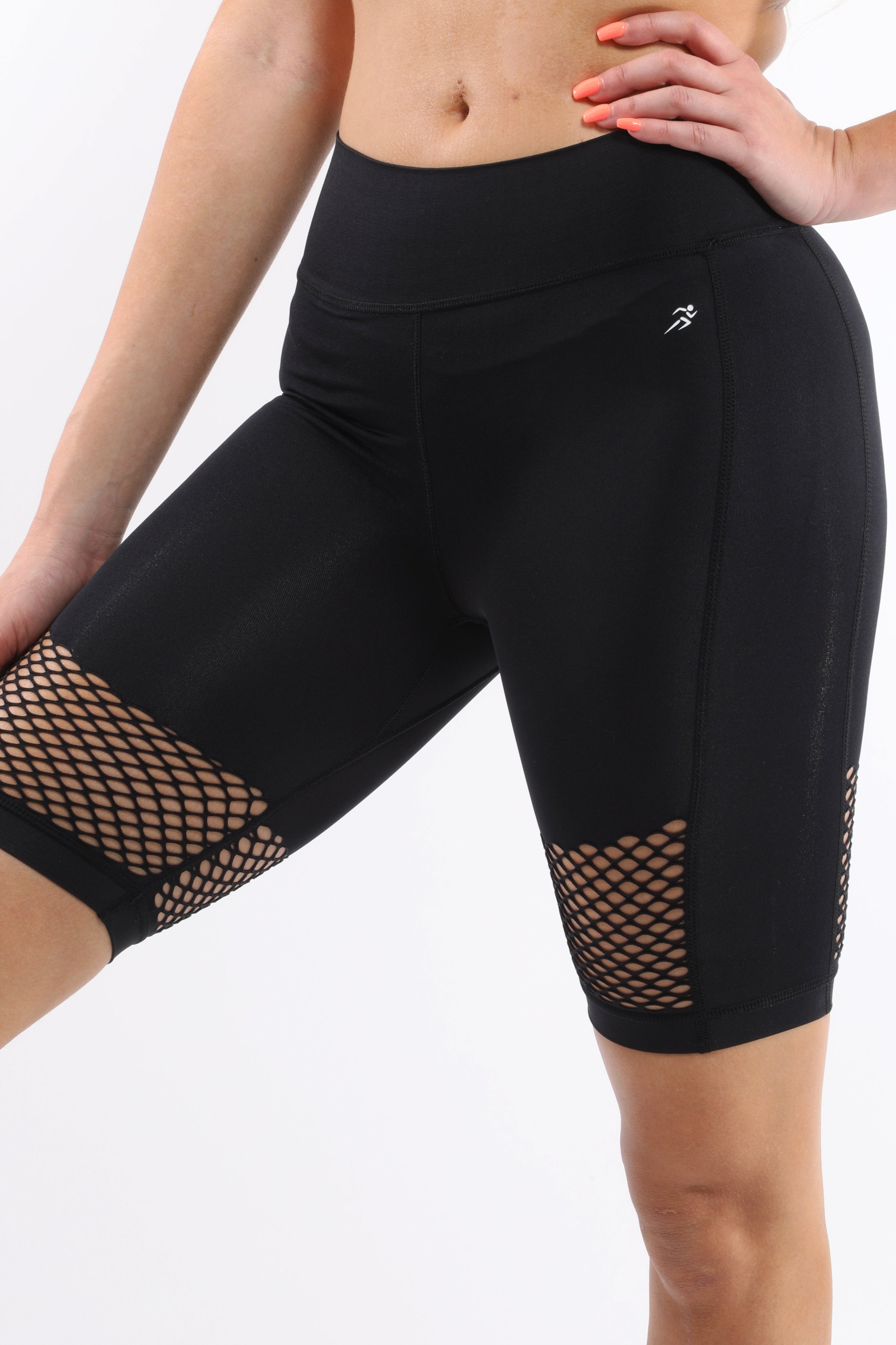 Short de sport sans couture Malibu - Noir