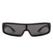 Orion - Futuristic Wrap Around Fashion Rectangle Shield Sunglasses