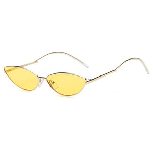 FLINT | Small True Retro Vintage Slim Metal Sunglasses