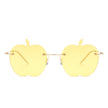 Zephyrus - Rimless Apple Shape Party Frameless Tinted Sunglasses