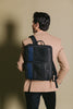 Jared - Grey Vegan Leather Men's Backpack